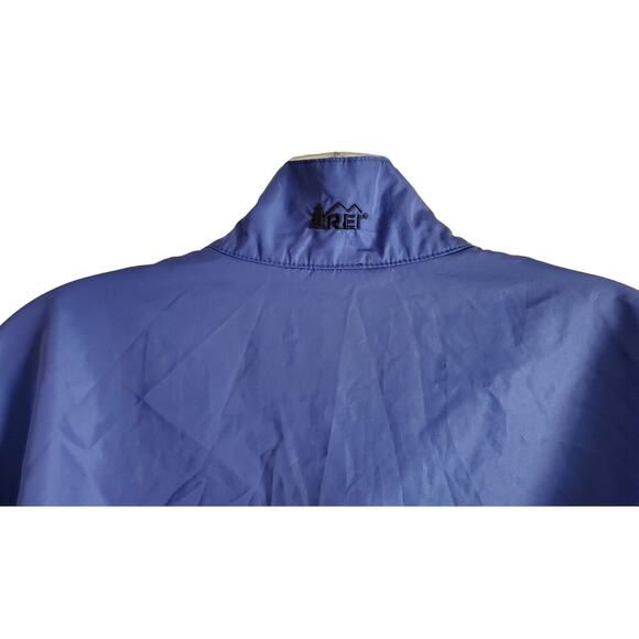 REI Women's XL Jacket Full Zip 2 Zippered Pockets Blue Red Lightweight Bust 42" - Picture 5 of 7